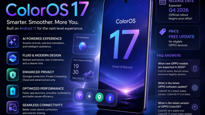 OPPO ColorOS 17 New Features: Release Date and Guide