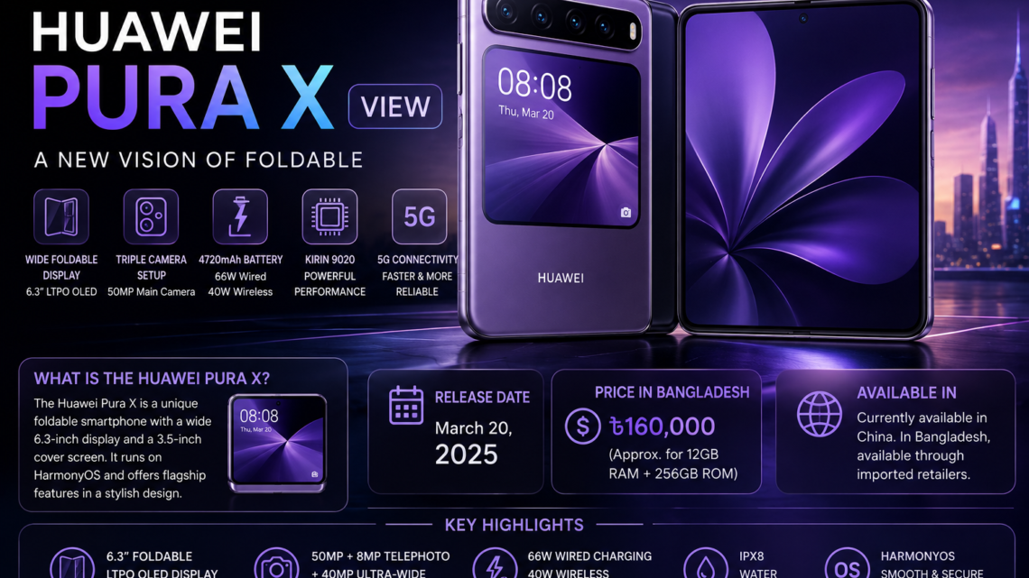 Huawei Pura X View: Price, Specs, Release Date and Features